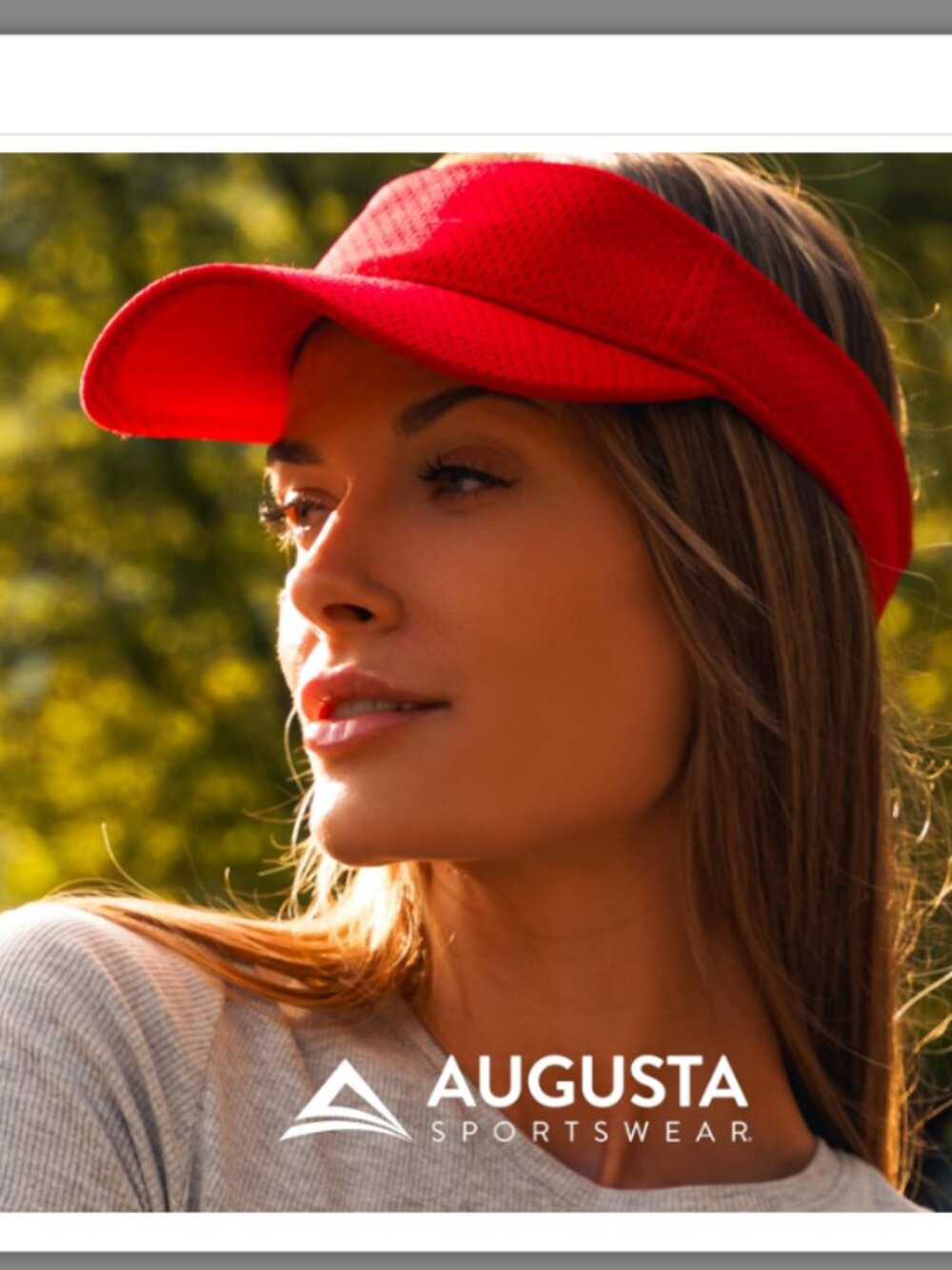 Augusta Sportswear Women's Athletic Mesh Visor - OS - Picture 7 of 7